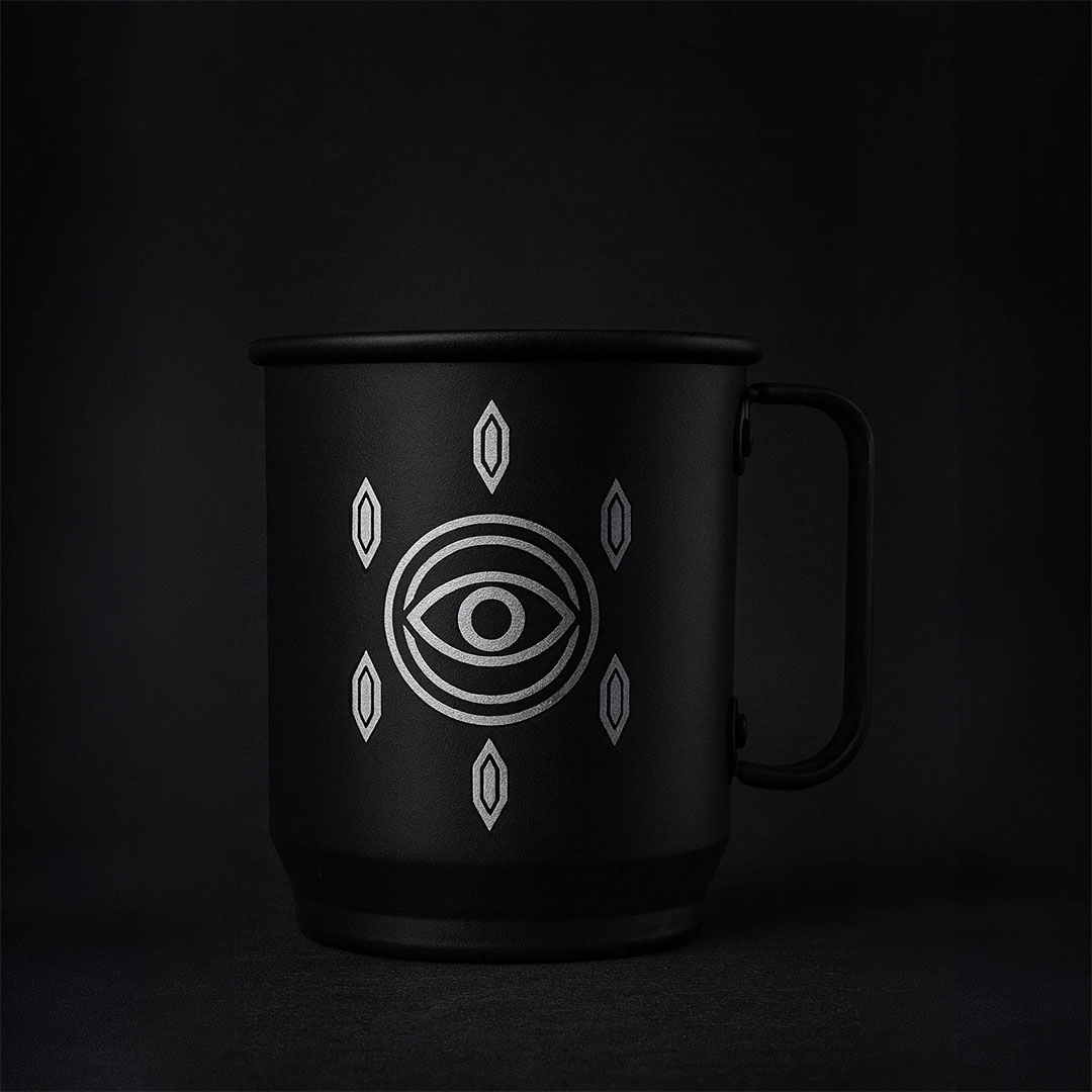 Caneca Místicos Metálica com Gravação a Laser - 400ml - Imagem 2