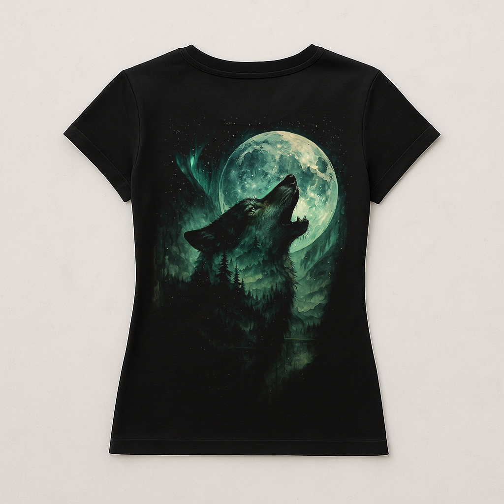 Camiseta - Lobo Uivante - Imagem 4