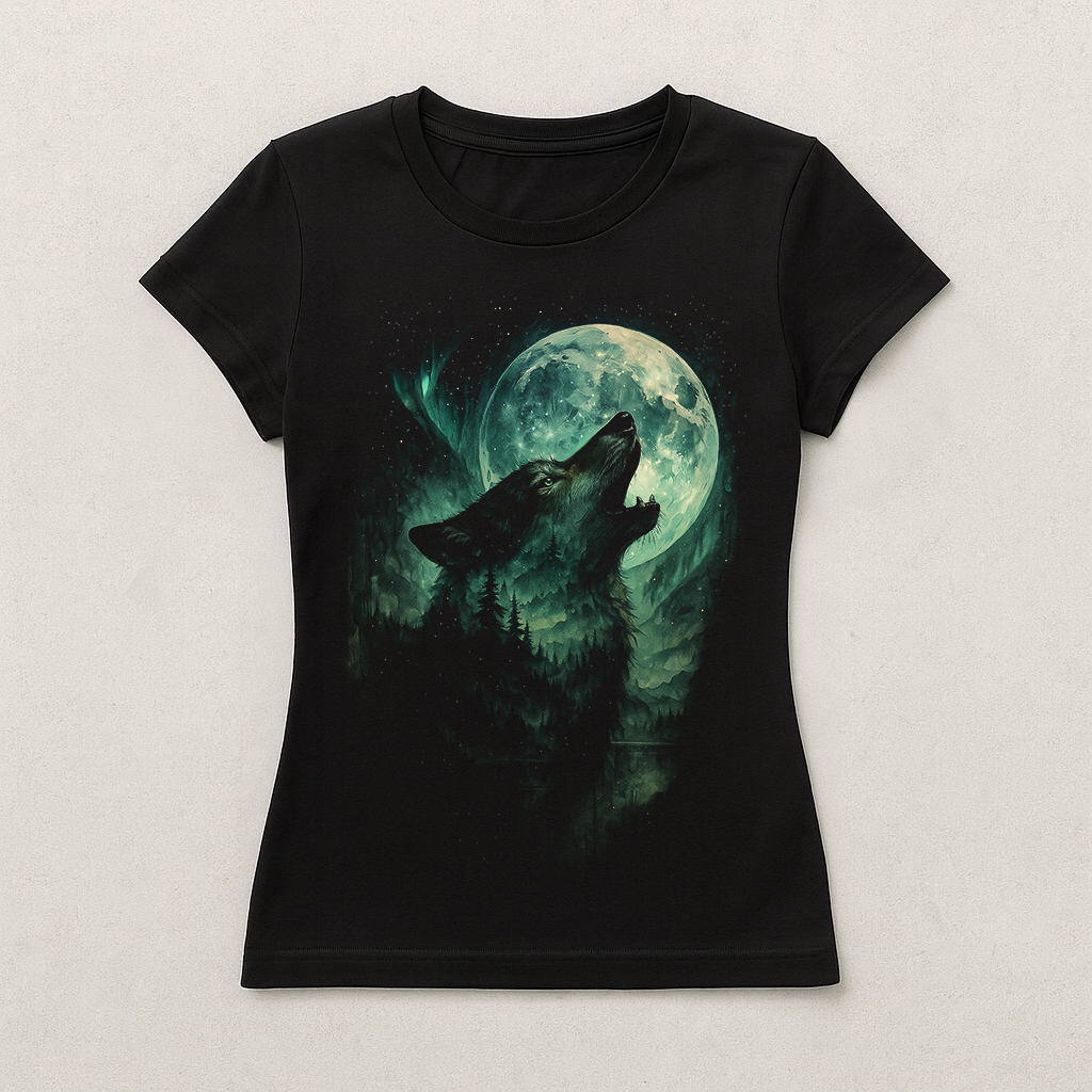 Camiseta - Lobo Uivante - Imagem 2