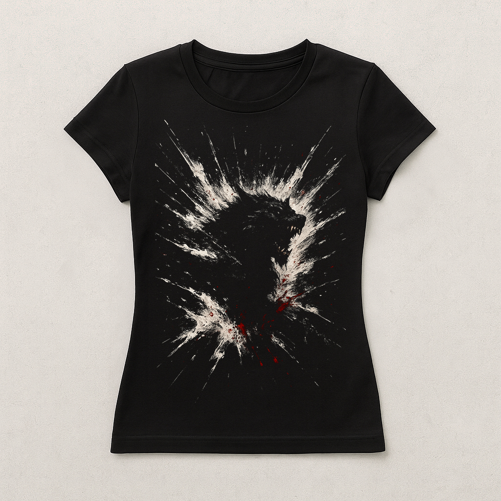 Camiseta - Licantropo em tinta - Imagem 4