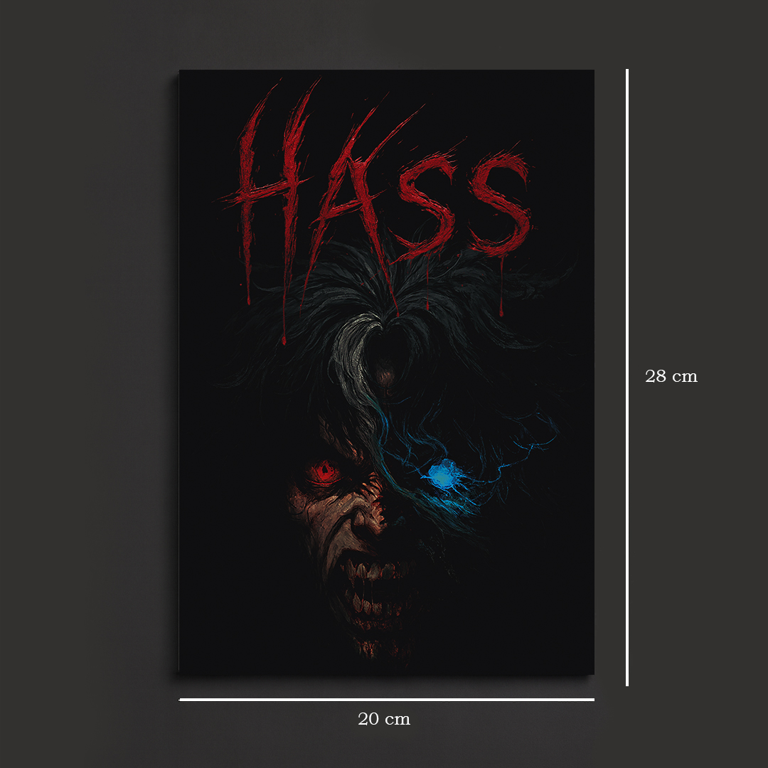 QUADRO - HASS - MDF 20cm x 28cm