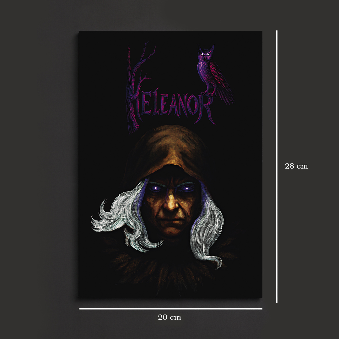 QUADRO - HELEANOR - MDF 20cm x 28cm