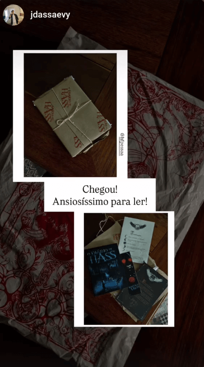 Prova social entrega O Diário de Hass