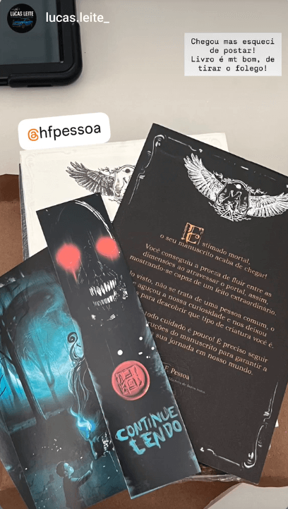 Prova social entrega O Diário de Hass