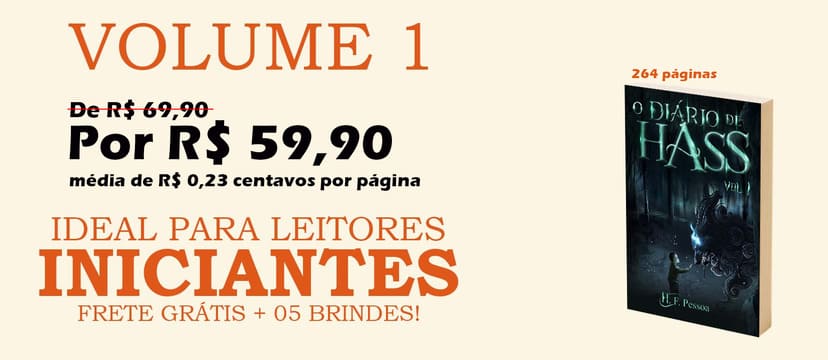 Volume 1 - Ideal para leitores iniciantes - O Diário de Hass